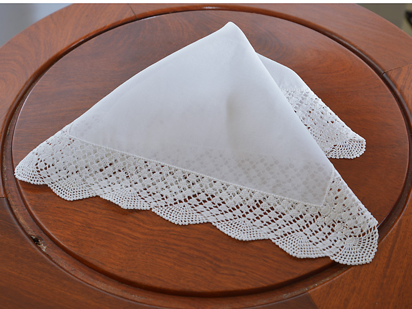Saint George Lace Handkerchief